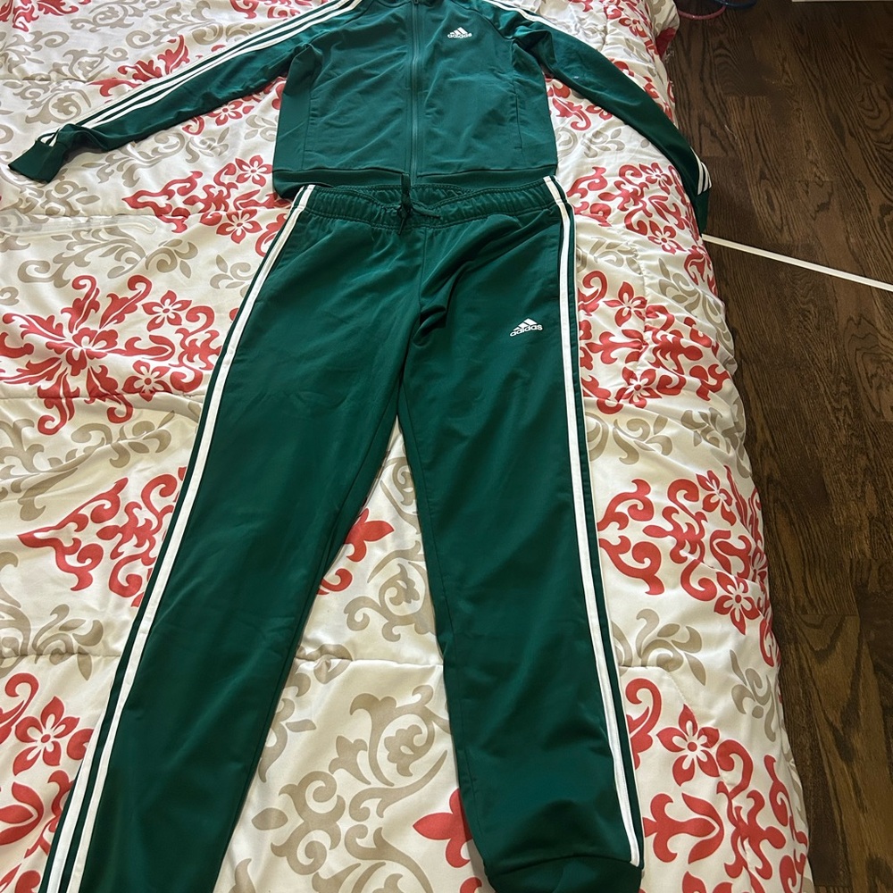 Adidas Womens Green Sweatpants